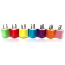 Cubo Cargador Citric 1A Entrada USB Varios Colores