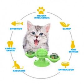 Juguetes Elegate Torre Placa Giratoria Para Mascotas Gato De Masticar