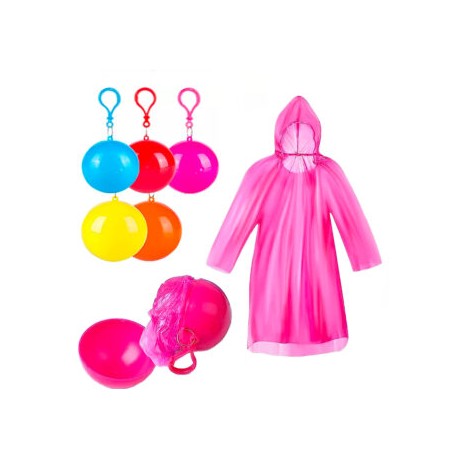 Impermeable de bolsillo en llavero de esfera 300 pz