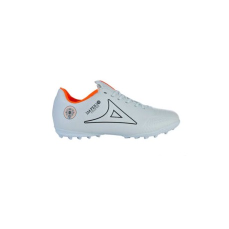 Tenis Pirma Futbol Rapido Imperio Legend Turf Mod. 3013 Blanco/Naranja