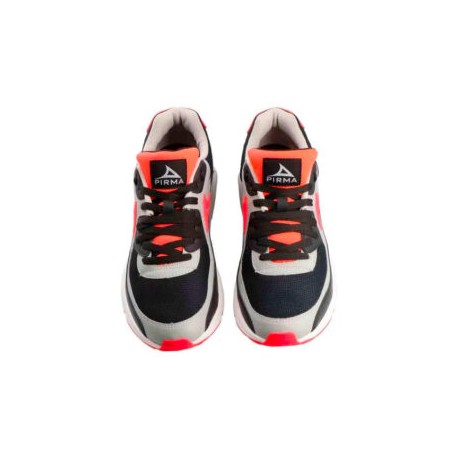 Tenis Pirma Duncan Urbano Hombre Mod. 5044 Negro/Gris/Naranja