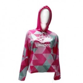 Sudadera Umbro Print Sweat With Hood UW22807 Mujer