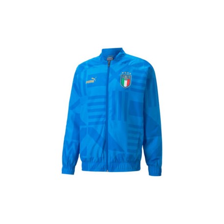 Chamarra Puma Italia Home Prematch Hombre 767053 17