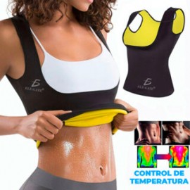 Faja Reductora Chaleco Neopreno Cinturilla Reductora Gym Fit XL