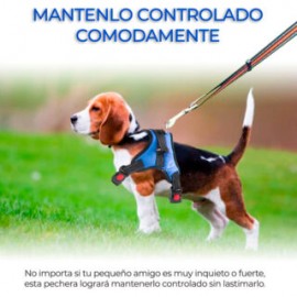 Pechera Arnés Para Perro Mascota Ajustable Elegate