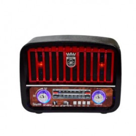 Radio Vintage Bluetooth AM / FM USB Auxiliar 3.5 SD