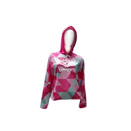 Sudadera Umbro Print Sweat With Hood UW22807 Mujer