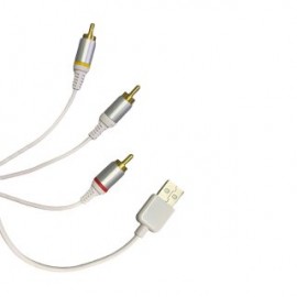 Cable RCA / Lightning Compatible con iPhone 5 en adelante